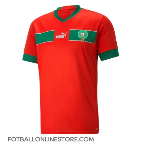 Billige Marokko Hjemmetrøye VM 2022 Kortermet